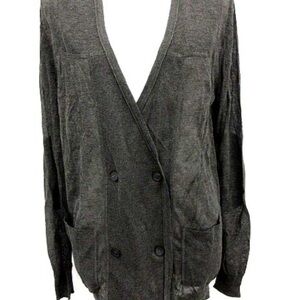 3.1 Phillip Lim Gray V-Neck Sweater